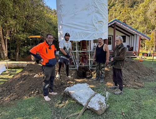 Pou whenua restoration nears completion